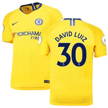 Load image into Gallery viewer, 30-David Luiz Chelsea 2018-19 Away Vapor Match Player Jersey – Yellow