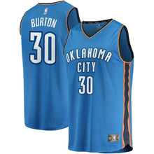Load image into Gallery viewer, 30-Deonte Burton Oklahoma City Thunder  Jersey - Icon Edition - Blue
