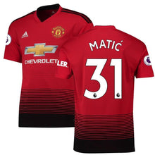 Load image into Gallery viewer, 31-Nemanja Matic Manchester United 2018-19 Home Player Jersey – Red