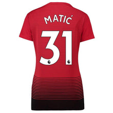 Load image into Gallery viewer, 31-Nemanja Matic Manchester United Women&#39;s 18-19 Home Jersey – Red