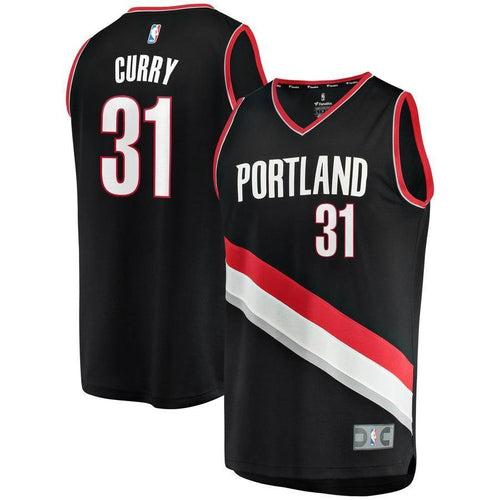 31-Seth Curry Portland Trail Blazers  Jersey - Icon Edition - Black