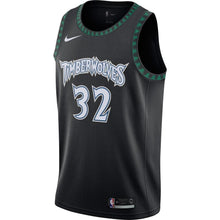 Load image into Gallery viewer, 32-Karl-Anthony Towns Minnesota Timberwolves Hardwood Classics Swingman Jersey – Black