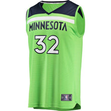 Load image into Gallery viewer, 32-Karl-Anthony Towns Minnesota Timberwolves  Jersey Neon Green - Statement Edition