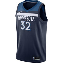 Load image into Gallery viewer, 32-Karl-Anthony Towns Minnesota Timberwolves Swingman Jersey Navy - Icon Edition