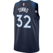 Load image into Gallery viewer, 32-Karl-Anthony Towns Minnesota Timberwolves Swingman Jersey Navy - Icon Edition