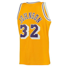 Load image into Gallery viewer, 32-Magic Johnson Los Angeles Lakers  Hardwood Classics Swingman Jersey - Gold