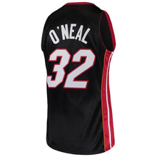 Load image into Gallery viewer, 32-Shaquille O&#39;Neal Miami Heat  2005-06 Hardwood Classics Authentic Jersey - Black