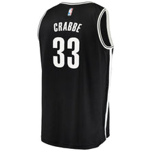 Load image into Gallery viewer, 33-Allen Crabbe Brooklyn Nets Jersey - Icon Edition – Black