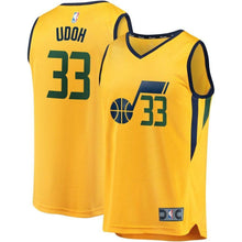 Load image into Gallery viewer, 33-Ekpe Udoh Utah Jazz  Player Jersey Gold - Statement Edition