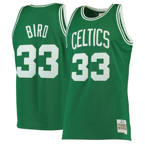33-Larry Bird Boston Celtics  Hardwood Classics Swingman Jersey - Kelly Green
