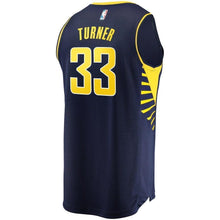 Load image into Gallery viewer, 33-Myles Turner Indiana Pacers Road Swingman Jersey - Navy