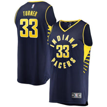 Load image into Gallery viewer, 33-Myles Turner Indiana Pacers Jersey Navy - Icon Edition