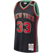 Load image into Gallery viewer, 33-Patrick Ewing New York Knicks Hardwood Classics Christmas Swingan Collection Jersey – Black
