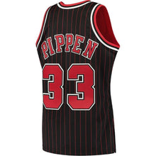 Load image into Gallery viewer, 33-Scottie Pippen Chicago Bulls  Hardwood Classics Authentic Jersey - Black