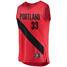 Load image into Gallery viewer, 33-Zach Collins Portland Trail Blazers  Jersey - Statement Edition - Red