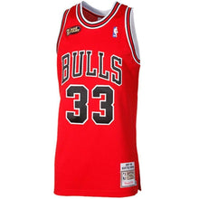 Load image into Gallery viewer, 33-Scottie Pippen Chicago Bulls 1997-1998 Throwback Authentic Jersey - Red
