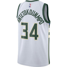 Load image into Gallery viewer, 34-Giannis Antetokounmpo Milwaukee Bucks Swingman Jersey White - Association Edition