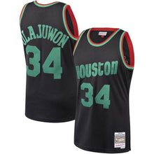 Load image into Gallery viewer, 34-Hakeem Olajuwon Houston Rockets  Hardwood Classics Christmas Swingan Collection Jersey – Black