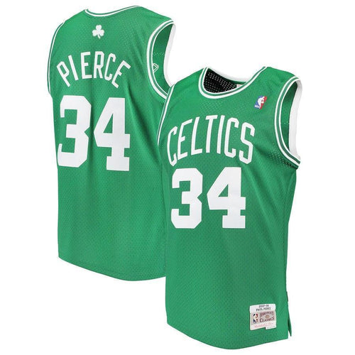 34-Paul Pierce Boston Celtics  Hardwood Classics Swingman Jersey – Kelly Green
