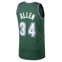 Load image into Gallery viewer, 34-Ray Allen Milwaukee Bucks Mitchell &amp; Ness 1996-97 Hardwood Classics Swingman Jersey - Kelly Green