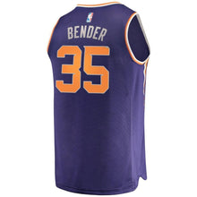 Load image into Gallery viewer, 35-Dragan Bender Phoenix Suns  Jersey - Icon Edition – Purple