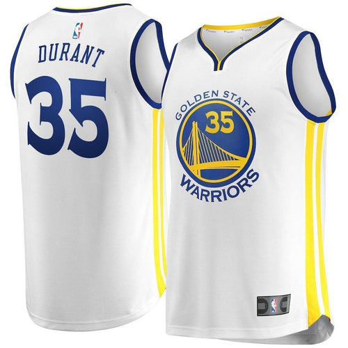 35-Kevin Durant Golden State Warriors  Jersey White - Association Edition