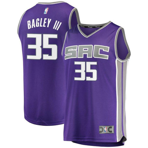 35-Marvin Bagley III Sacramento Kings  Jersey - Icon Edition - Purple