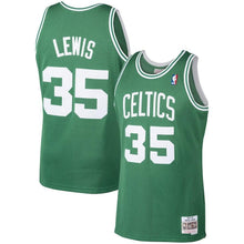 Load image into Gallery viewer, 35-Reggie Lewis Boston Celtics  Hardwood Classics Swingman Jersey – Kelly Green