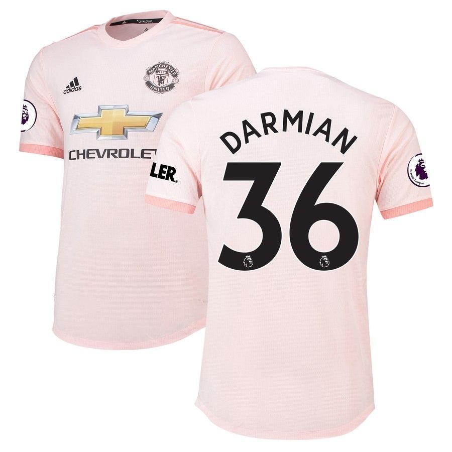 36-Matteo Darmian Manchester United 2018-19 Away Player Jersey – Coral
