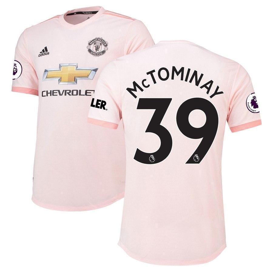 39-Scott McTominay Manchester United 2018-19 Away Player Jersey – Coral