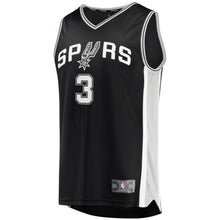 Load image into Gallery viewer, 3+Quincy Pondexter San Antonio Spurs Jersey - Icon Edition - Black