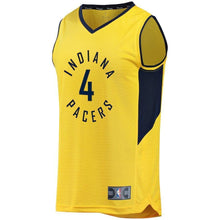 Load image into Gallery viewer, 4-Victor Oladipo Indiana Pacers  Swingman Jersey - Statement Edition – Gold