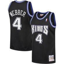 Load image into Gallery viewer, 4-Chris Webber Sacramento Kings 1998-99 Hardwood Classics Authentic Jersey - Black