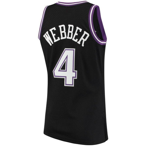 4-Chris Webber Sacramento Kings  2000-01 Nike Swingman Jersey - Black