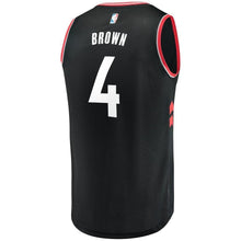 Load image into Gallery viewer, 4-Lorenzo Brown Toronto Raptors  Jersey Black - Statement Edition