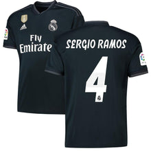 Load image into Gallery viewer, 4-Sergio Ramos Real Madrid 2018-19 Away Player Jersey – Gray