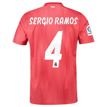 Load image into Gallery viewer, 4-Sergio Ramos Real Madrid 2018-19 Third Player Jersey – Red