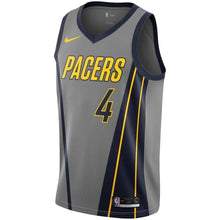 Load image into Gallery viewer, 4-Victor Oladipo Indiana Pacers  Swingman Jersey – City Edition – Gray