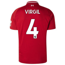 Load image into Gallery viewer, 4-Virgil Van Dijk Liverpool New Balance 2018-19 Home Player Jersey – Red