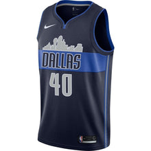 Load image into Gallery viewer, 40-Harrison Barnes Dallas Mavericks Swingman Jersey - Statement Edition – Navy