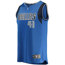 Load image into Gallery viewer, 41-Dirk Nowitzki Dallas Mavericks Jersey Blue - Icon Edition