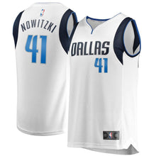 Load image into Gallery viewer, 41-Dirk Nowitzki Dallas Mavericks  Jersey White - Association Edition
