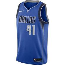 Load image into Gallery viewer, 41-Dirk Nowitzki Dallas Mavericks Swingman Jersey Royal - Icon Edition