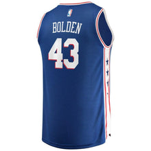 Load image into Gallery viewer, 43-Jonah Bolden Philadelphia 76ers Jersey - Icon Edition - Royal