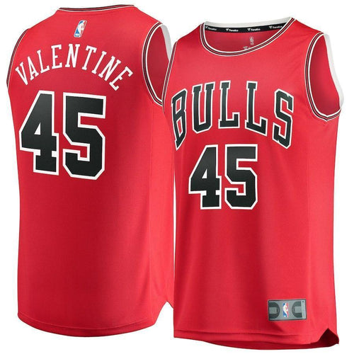 45-Denzel Valentine Chicago Bulls  Jersey Red - Icon Edition