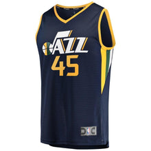 Load image into Gallery viewer, 45-Donovan Mitchell Utah Jazz  Jersey Navy - Icon Edition