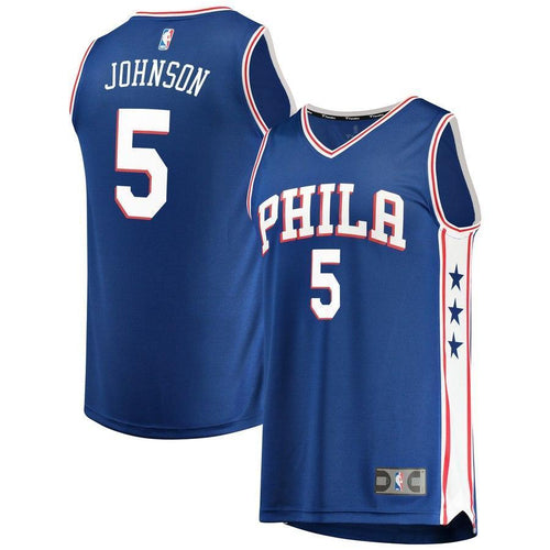 5-Amir Johnson Philadelphia 76ers Jersey - Icon Edition – Royal