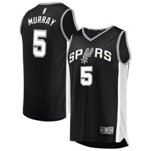 Load image into Gallery viewer, 5-Dejounte Murray San Antonio Spurs Fanatics  Jersey Black - Icon Edition
