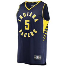 Load image into Gallery viewer, 5-Edmond Sumner Indiana Pacers Jersey - Icon Edition – Navy