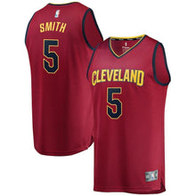 Load image into Gallery viewer, 5-JR Smith Cleveland Cavaliers Jersey Maroon - Icon Edition